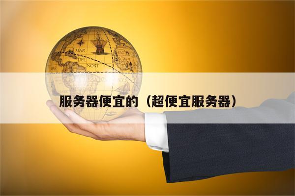 服务器便宜的（超便宜服务器）