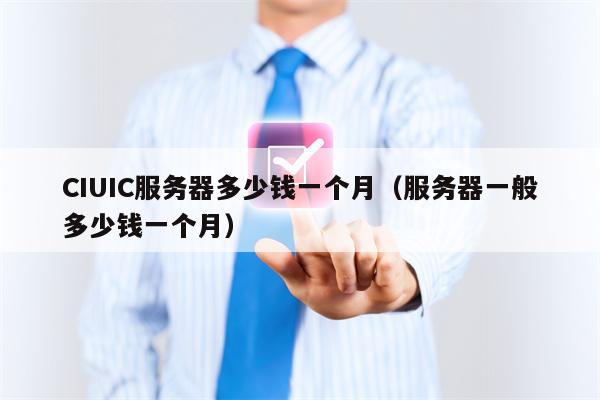 CIUIC服务器多少钱一个月（服务器一般多少钱一个月）